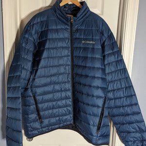 Blue Columbia Winter Puffer Coat Size XL